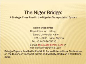 A strategic cross road in Nigerian transportation system