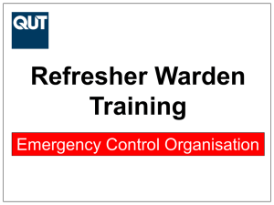 Refresher Warden Training