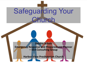 Safeguarding Your Church - Harbor View Presbyterian Church