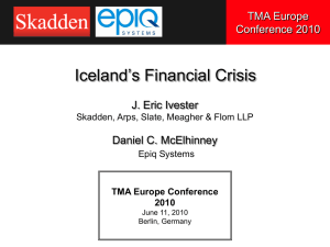 Iceland`s Financial Crisis - tma