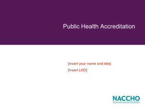 Accreditation - The National Association of County and City Health