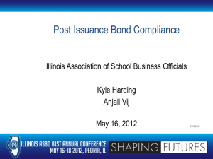 Tax-Exempt Bond Post-Issuance Compliance