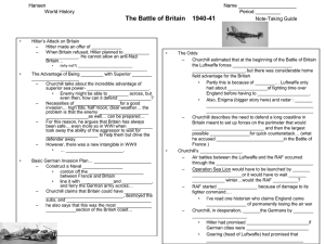The Battle of Britain_with NOTES