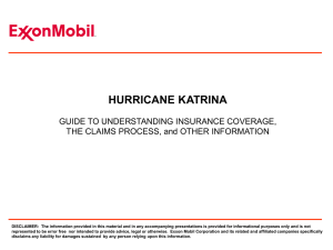 GUIDE TO UNDERSTANDING INSURANCE CLAIMS