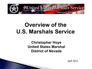 US Marshals Briefing - Clark County Courts