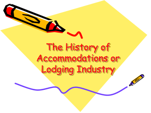 history of hospitality industry from early age to present