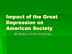 Impact of the Great Depression on American Society 2