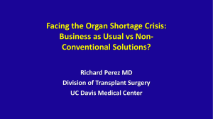 Facing the Organ Shortage Crisis