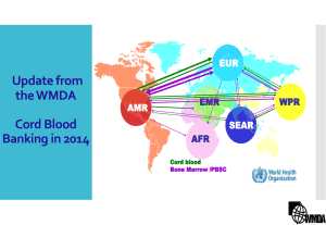 WMDA handbook for blood stem cell donation