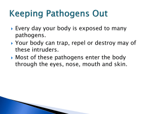 Keeping Pathogens Out