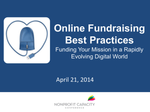 Online Fundraising Best Practices