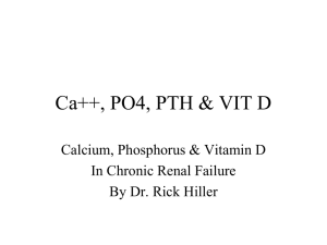 Ca, PO4,PTH & Vit. D