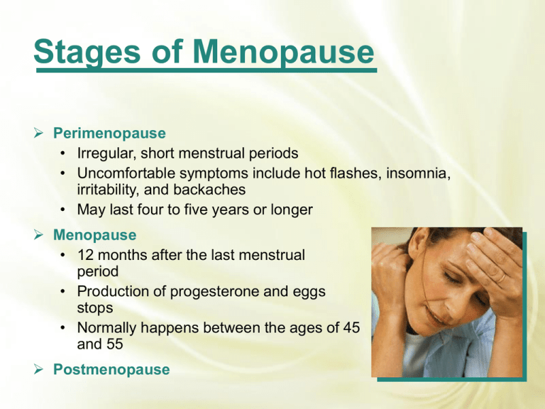 Menopause Age Chart at Larry Mann blog