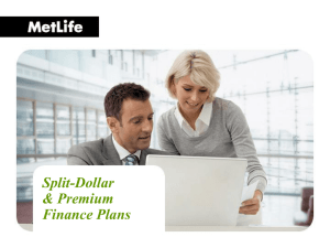 Split-Dollar & Premium Finance Plans