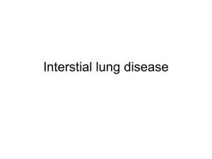 Interstial lung disease