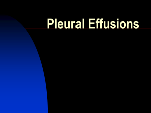 Pleural Effusions - This Is Not A Clinic