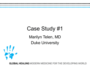 Case Studies - Global Healing