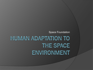 Human Adaptation to the Space Environment