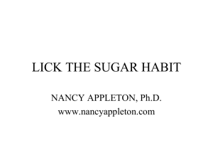 Sugar Lecture - WordPress.com