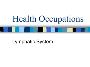 HOC 1 - 17 Lymphatic System