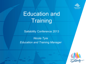 Education & Training - Nicola Tyre