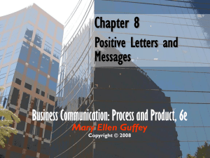 Chapter 8 Positive Letters and Messages