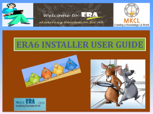 Installation Guide - MS-CIT ERA 6.0