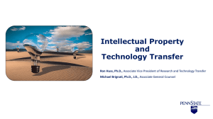 IP & Tech Transfer - Vice President for Research