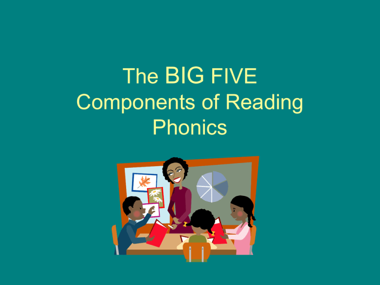 What Are The Big 5 Components Of Reading