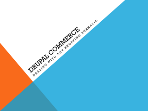 Drupal Commerce slides