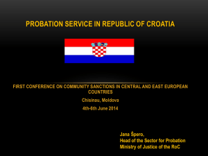 Probacijska slu*ba u republici hrvatskoj