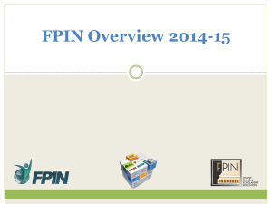 FPIN Overview Presentation