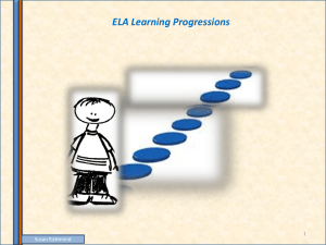 Understanding Learning Progressions