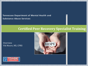 Tennessee Department of Mental Health and Substance Abuse