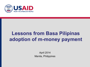 Lessons from Basa Pilipinas adoption of m
