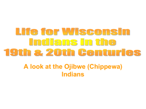 Wisconsin Ojibwe PowerPoint