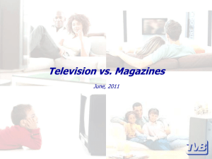Television vs. Magazines