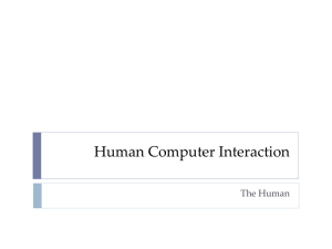 Human Computer Interaction