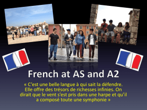 French at AS and A2