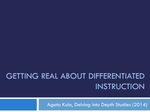 Aguta Kula - Differentiation for Teachers