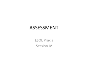 Assessment with LINKS to videos - PRAXIS-Study