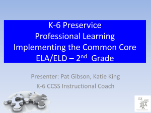 2nd Grade – Preservice PowerPoint