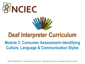 PPTX - Deaf Interpreter Institute
