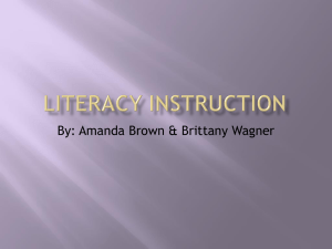 Literacy Instruction