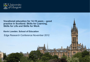 14-19 vocational education – good practice in