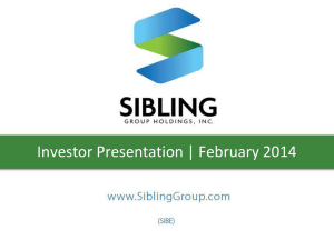 SIBE - Sibling Group Holdings, Inc.