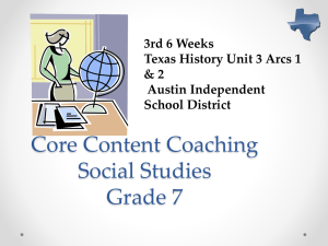 Core Content Coaching Social Studies Grade 7