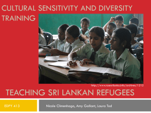 Sri Lankan Refugees... - University of Alberta