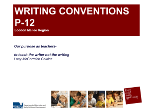 writing conventionsTerm3