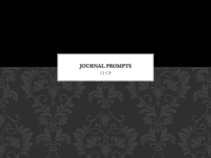 Journal Prompts